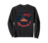 My Country 'Tis Of Bbq Sweatshirt, Adult Unisex, Black, S