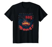My Country 'Tis of BBQ T-Shirt, Kids, Black, 8 Years
