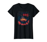 My Country 'Tis of BBQ T-Shirt, Women, Black, XXL