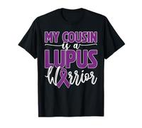 My Cousin is A Lupus Warrior Family Support Mama Purple Ribb T-Shirt