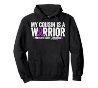 My Cousin Is A Warrior Pancreatic Cancer Awareness Pullover Hoodie
