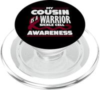 My Cousin Is A Warrior Sickle Cell Awareness PopSockets PopGrip for MagSafe