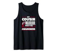 My Cousin is A Warrior Sickle Cell Awareness Tank Top