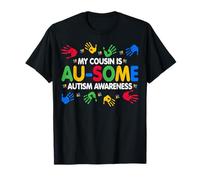 My Cousin is Au-Some - Autistic Asperger Autism Awareness T-Shirt