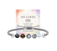 My Coven Sister in Spirit Gemstone Bracelet, Forever My Sister Bracelet