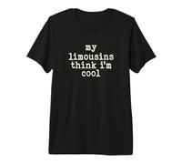My Cow Thinks I'm Cool - Cow Dad Mom Limousin Cattle Premium T-Shirt