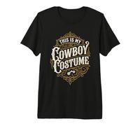 My Cowboy Costume Funny Lazy Halloween Graphic Premium T-Shirt