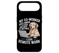 My Coworker Eats Under The Desk Funny Dog Remote Worker Case for iPhone Air
