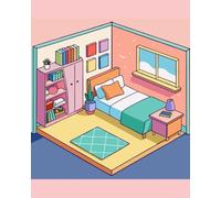 My Cozy Little Room: Bold & Easy Coloring Fun for Creative Kids (Ages 3-7): Color Cute Beds, Toys, Furniture & Fun Room Scenes - Simple, Big Designs ... Learners and Relaxing Creative Time at Home!