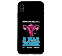 My Cramps Feel Like A War Zone Feminist Offensive Humor Case for iPhone XS Max