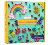 MY CREATIVE CAMP Paper Quilling Kit for Beginners, DIY Craft Kit for Kids and Adults, Includes Tools, Instructions and Storage Box, Makes 10+ Projects