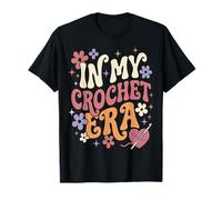 My Crochet Era Groovy Yarn Floral Crafter T-Shirt