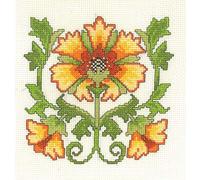My Cross Stitch Lesley Teare, Sunflower, 5.5x5.5