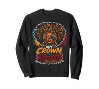 My Crown My Roots Afro Hair Pride Black History Month Sweatshirt