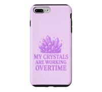 My Crystals Are Working Overtime Healing Energy Humour. Case for iPhone 7 Plus/8 Plus