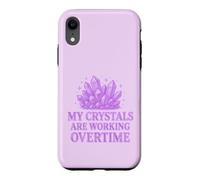 My Crystals Are Working Overtime Healing Energy Humour. Case for iPhone XR