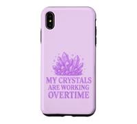 My Crystals Are Working Overtime Healing Energy Humour. Case for iPhone XS Max