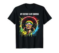 My Culture Is My Compass Afro Queer Gay LGBTQ Pride Women T-Shirt