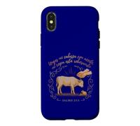My Cup Overflows Psalm 23:5 Spanish Bible Verse Anointing Case for iPhone X/XS