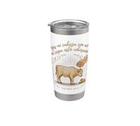 My Cup Overflows Psalm 23:5 Spanish Bible Verse Anointing Stainless Steel Insulated Tumbler