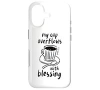 "My Cup Overflows With Blessing" Psalm 23:5 Christian Faith Case for iPhone 17