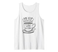 My Cup Overflows with Blessings Psalm 23:5 Tank Top
