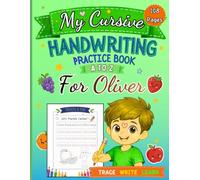 My Cursive Handwriting Practice Book for Kids: Learn Fruits and Vegetables While Tracing Letters A to Z | Fun Cursive Workbook for Ages 4-8