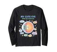 My Cute Eye Anatomy Ophthalmics Human Vision Science Long Sleeve T-Shirt