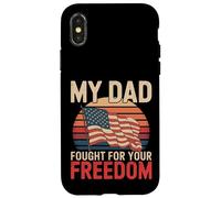 My Dad Fought For Your Freedom Proud Soldier ||- Case for iPhone X/XS