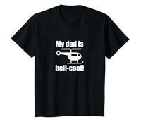 My Dad Is Heli Cool Helicopter Pilot T-Shirt for Kids T-Shirt