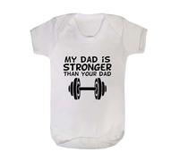 My Dad Is Stronger Than Your Dad Babygrow (0-3)