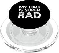 MY DAD IS SUPER RAD Funny Father's Day Meme PopSockets PopGrip for MagSafe