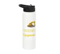 My dad is The Coolest Heavy Equipment Operator Stainless Steel Insulated Water Bottle