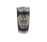 My Dad Isn't Here But His Love Never Left Memorial Day Daddy Stainless Steel Insulated Tumbler