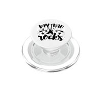 My Dad Rocks Guitar Musician Fathers Day Rock PopSockets PopGrip for MagSafe