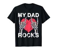 My Dad Rocks Lets rock Rock&Roll Vintage Retro Daddy Concert T-Shirt