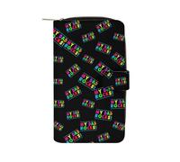 My Dad Rocks Long Zippered Pouch Slim Clutch Organizer Purse Money and Credit Card Holder for Men Women