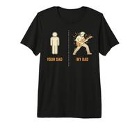 My Dad Rocks Your Dad Doesn't Funny Music Premium T-Shirt