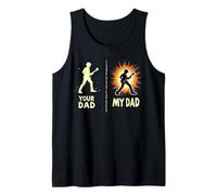 My Dad Rocks Your Dad Doesn't Funny Music Tank Top