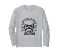 My dad’s Pronouns Are Was/Were Funny Skeleton Father's day Long Sleeve T-Shirt
