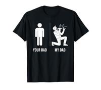 My Dad vs Your Dad Funny Rock Star Singing Father's Day T-Shirt