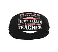 My Dad Was Such A Great Story Teller A Good Teacher Unisex Head Bands Breathable Hairband Elastic Sweat Bands For Workout Outdoor Activities Basketball Exercise