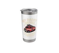 My Daddy Drives the Wee-Woo Truck Stainless Steel Insulated Tumbler