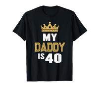 My Daddy is 40 Years Old 40th Dad's Birthday Gift For Him T-Shirt