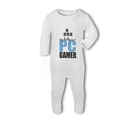 My Daddy is a PC Gamer Blue Gaming - Baby Romper Suit, 0-3 Months