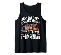 My Daddy is A Tow Truck Driver and I'm His Little Partner Tank Top