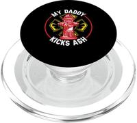 My Daddy Kicks Ash Proud Son of a Fireman PopSockets PopGrip for MagSafe