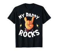 My Daddy Rocks I Mein Papa rockt I Son Daughter Father T-Shirt