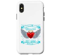 My daddy’s in heaven. We send him kisses daily Case for iPhone X/XS