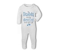 My Daddy/Uncle/Cousin is The Best Dentist in The World - Baby Romper Suit - 3-6 Months